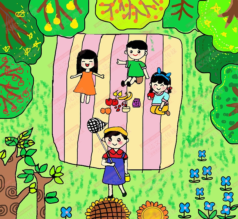 中小学生电脑绘画作品创作制作（图ZMzA5NTE3MDI4） - 儿童插画 - 站酷设计师sucaionline2020原创素材 - 站酷ZCOOL