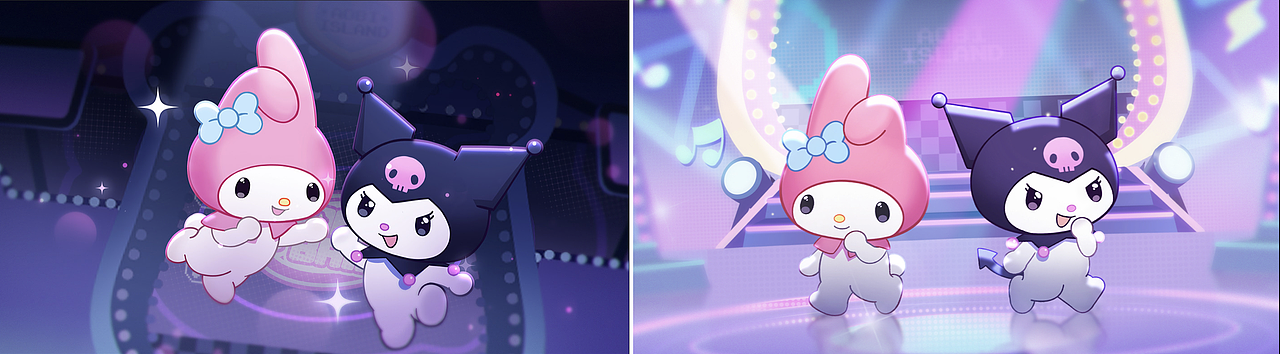 【奥比岛手游】酷洛米&美乐蒂联动MV《音符派对》