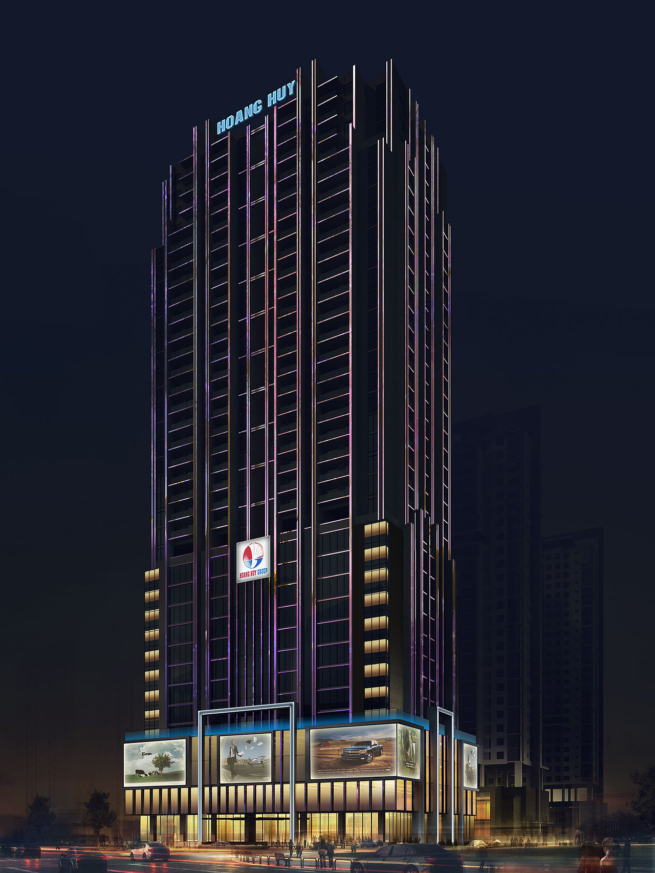 早期的一些商业中心建筑写字楼亮化效果图（图ZMzQyNjY4NTQ4） - 建筑设计 - 站酷设计师WuRWAda原创素材 - 站酷ZCOOL