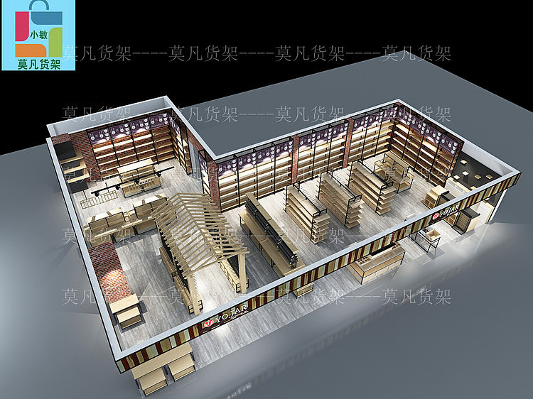 吉安新款精品店货架灵活百变-莫凡货架厂家供应