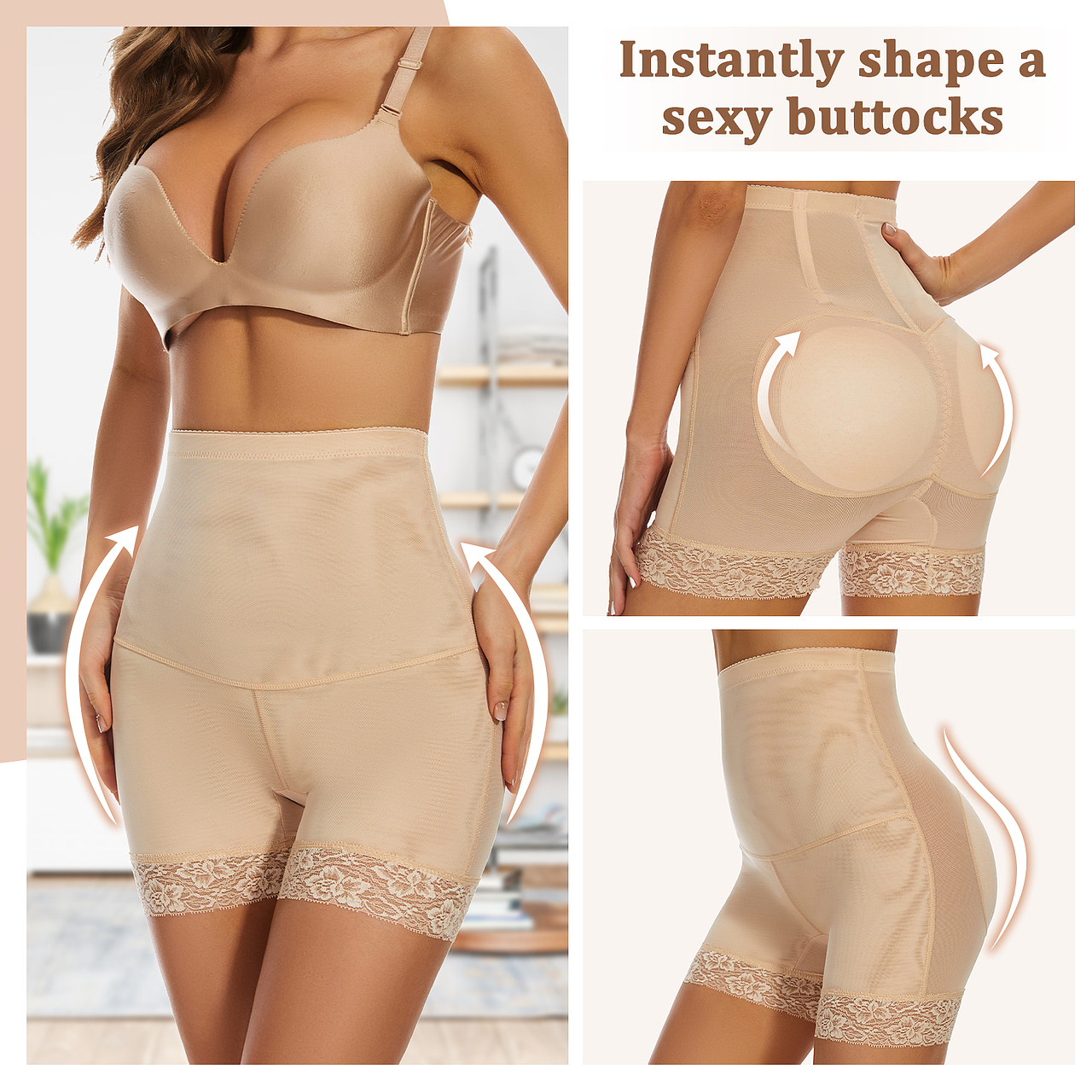 亚马逊服装提臀短裤主图A+（图ZMzQyNzA3Nzcy） - 其他平面 - 站酷设计师及时止孙原创素材 - 站酷ZCOOL