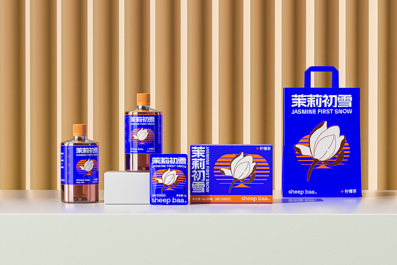 sheep baa | 茉莉初雪柠檬茶包装设计（图ZMzQ2NDU4MTU2） - 包装 - 站酷设计师青轶设计原创素材 - 站酷ZCOOL