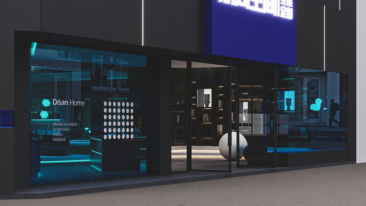 鼎尚全屋定制崇州店（图ZMzA1NjE5MzE2） - 商业空间设计 - 站酷设计师空间表现师_Alan原创素材 - 站酷ZCOOL