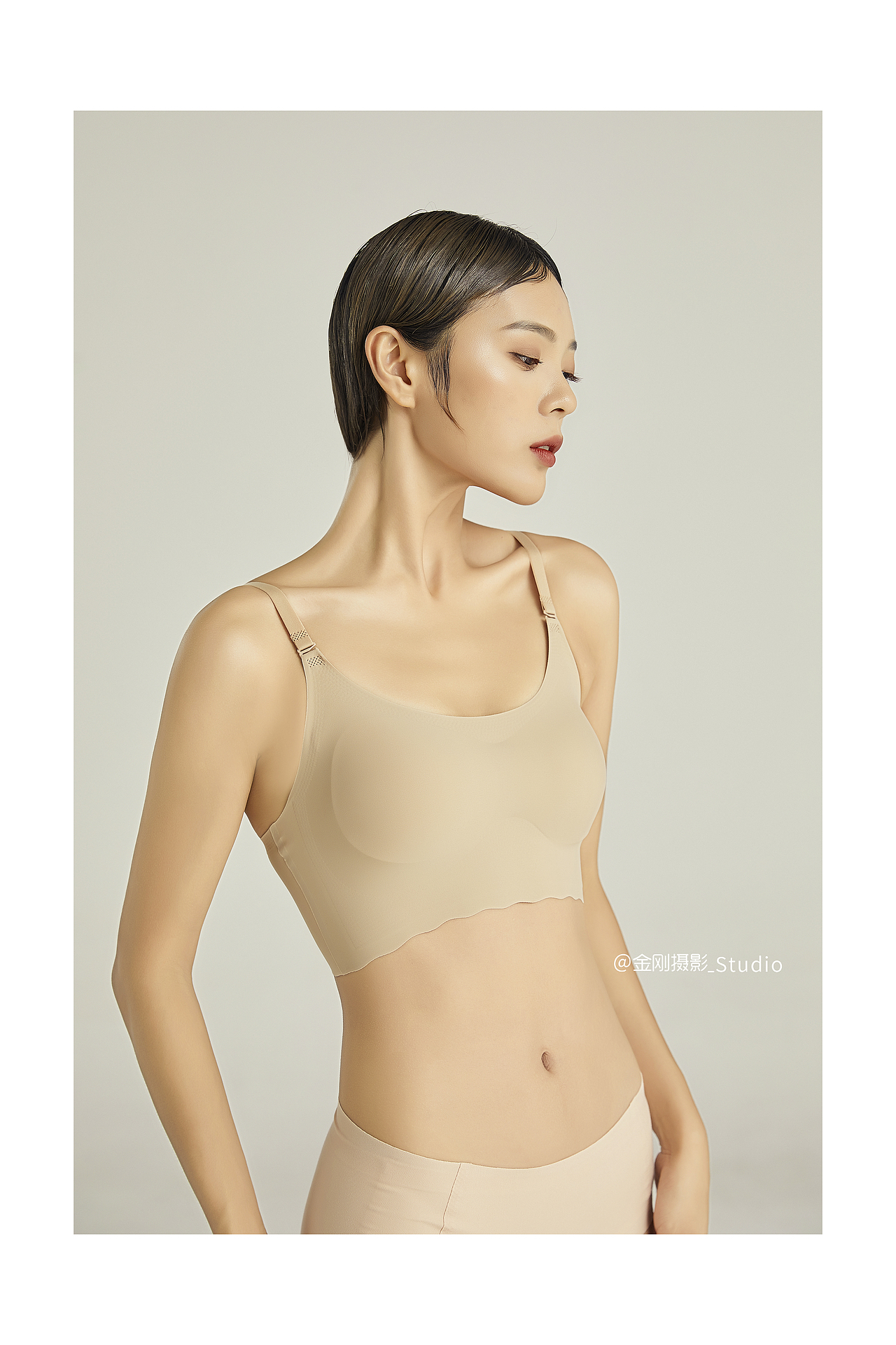 内衣裤保暖裤商品,电商女模拍摄