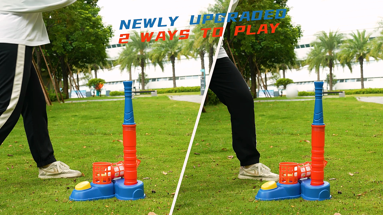 儿童弹射棒球套装玩具,海外电商平台广告视频