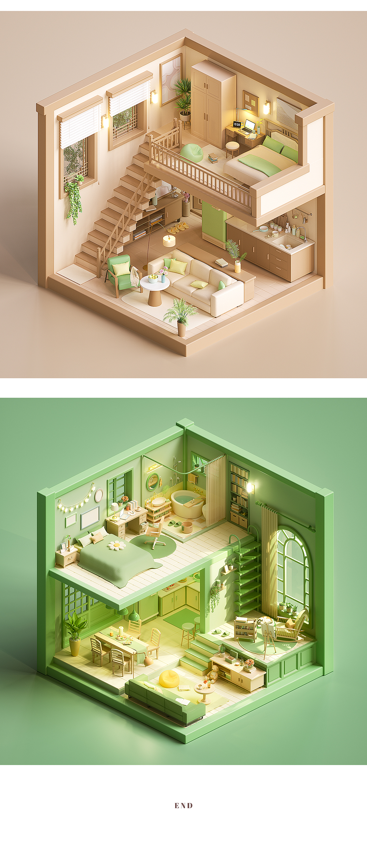 练习丨作品不发会落灰的~攒了几个练手的小场景（图ZMzUwODkwMDIw） - 产品 - 站酷设计师大蓉大蓉原创素材 - 站酷ZCOOL