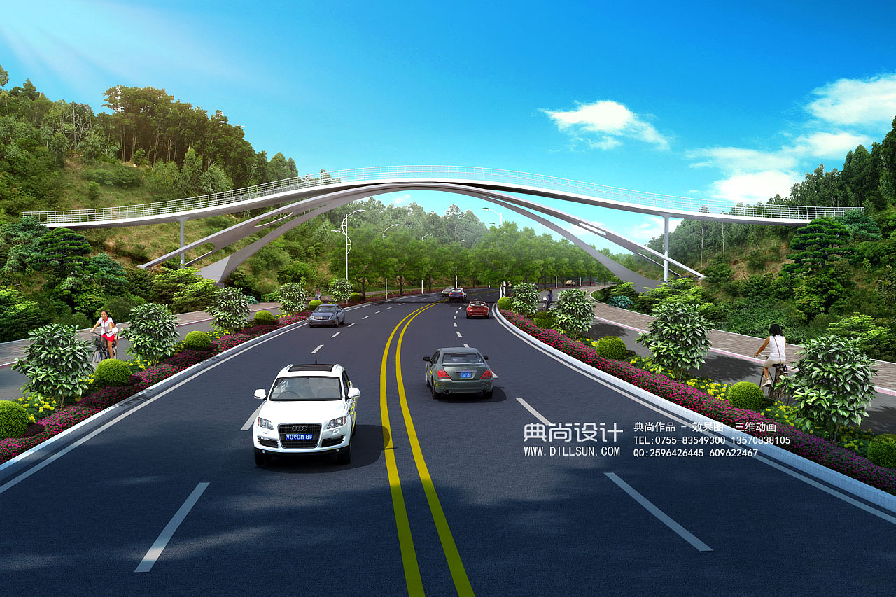 桥梁设计效果图 3