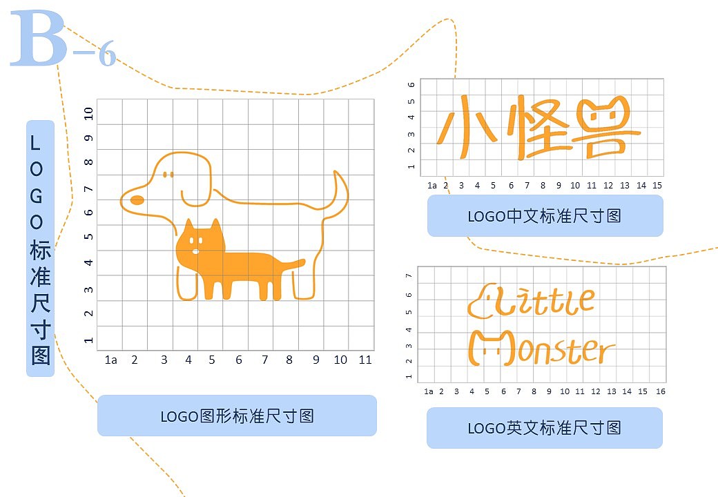小怪兽宠物品牌VI设计系统