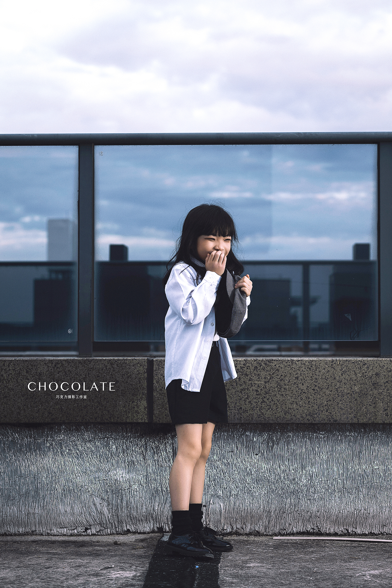 天台拍照可以这么酷!