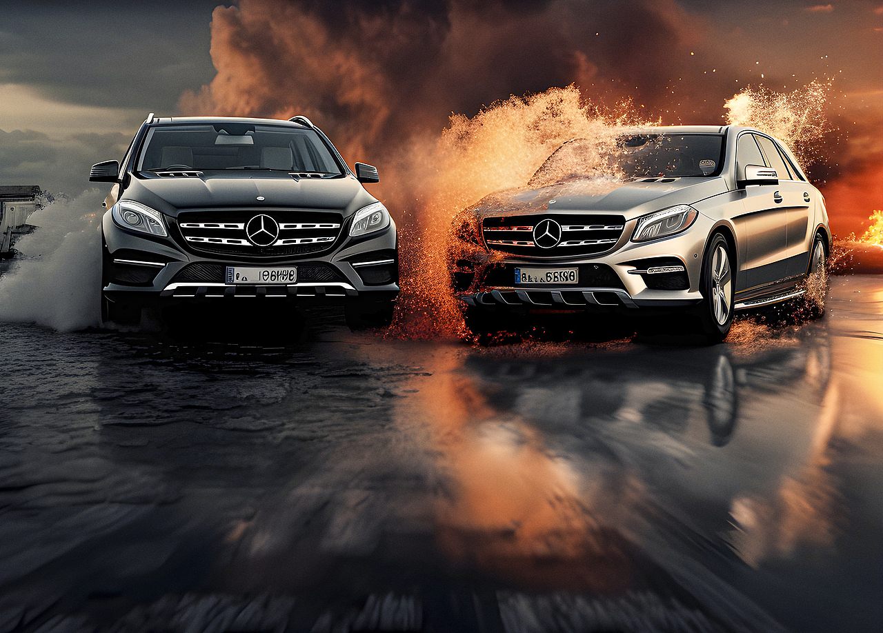 学习Midjourney制作的汽车视觉 V5.1模型