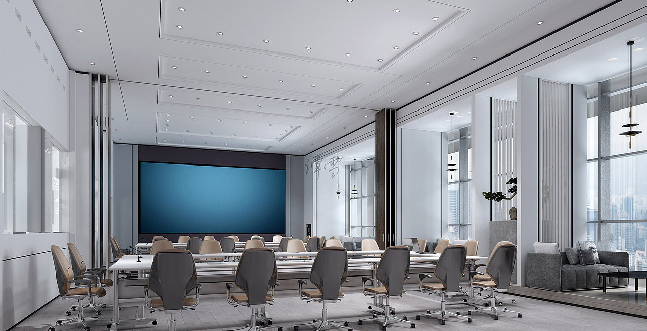 工装/现代办公室效果图案例