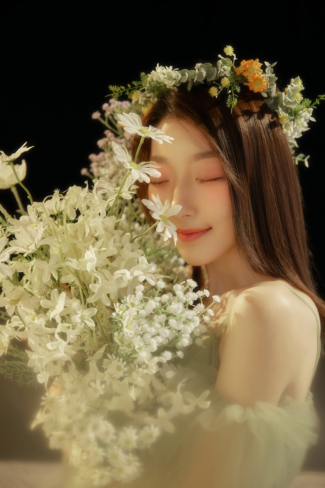 创意优雅的轻法式少女写真，充满绿意的镜头（图ZMzE0MzcxODA0） - 时尚/艺术摄影 - 站酷设计师遇见YUJIAN原创素材 - 站酷ZCOOL