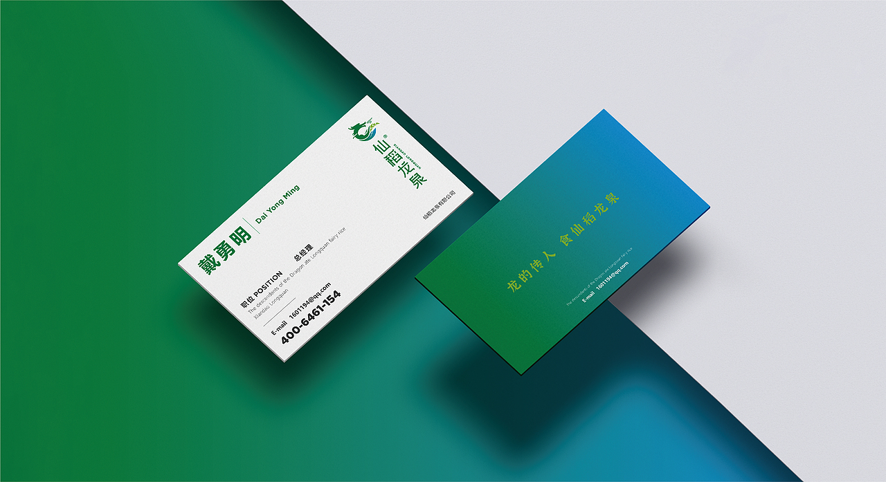 仙稻龙泉-大米品牌VI设计