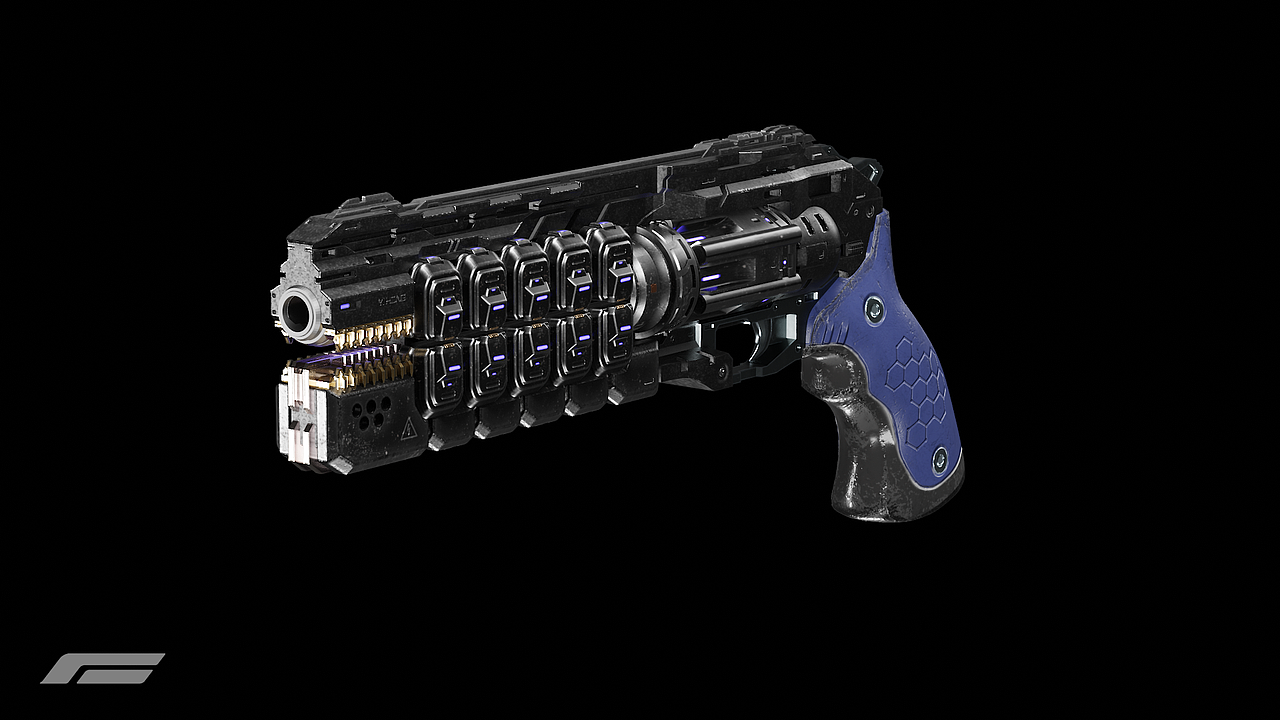 3D科幻风装备道具探索