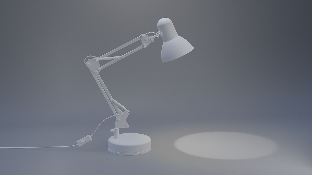 Blender建模练习 | 台灯（图ZMzY4MTM3MDg4） - 生活用品 - 站酷设计师挑灯的久久原创素材 - 站酷ZCOOL