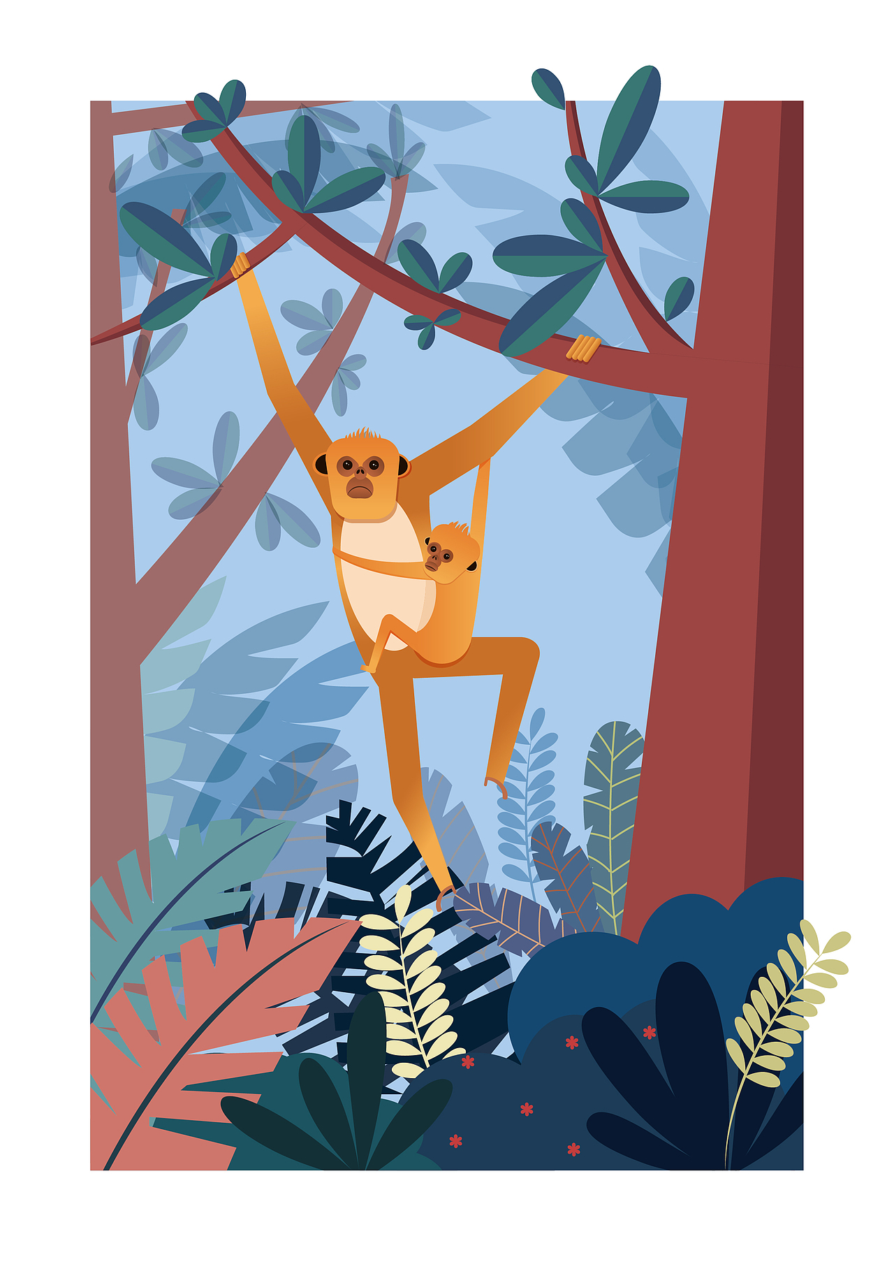 十月份的一些矢量插画作品集（图ZMzU0NjY4Njky） - 商业插画 - 站酷设计师橙心suki原创素材 - 站酷ZCOOL