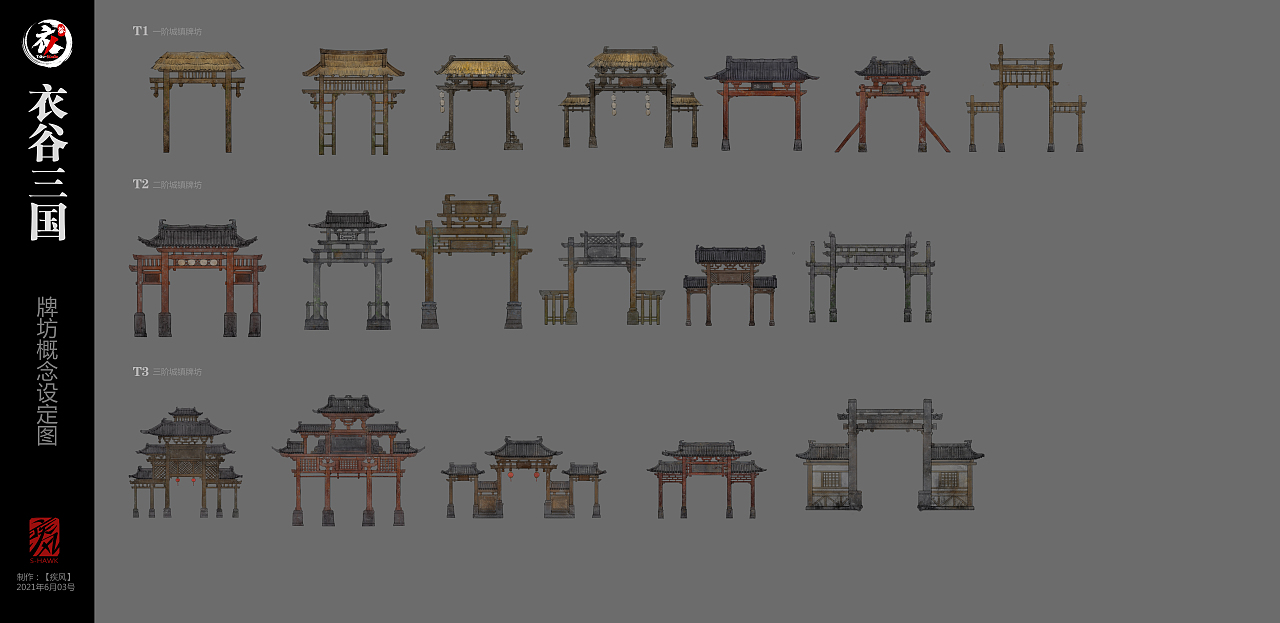 【衣谷三国概念设定】场景概念设定(一)