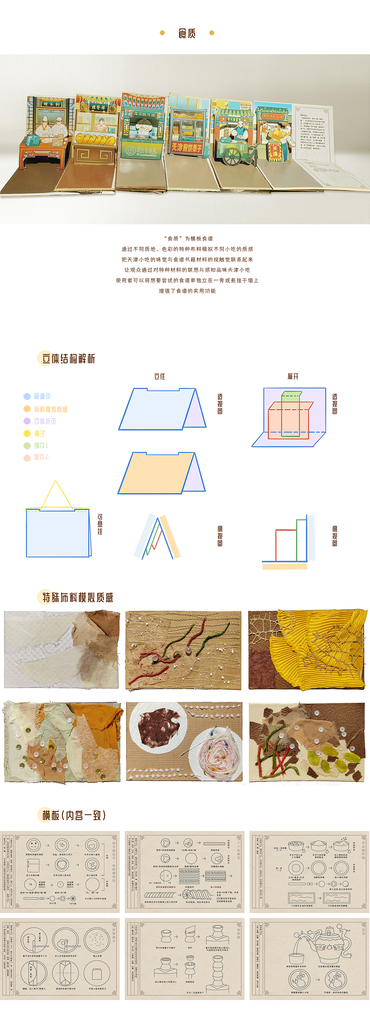 #2023 青春答卷#“经津有味”食谱文创设计