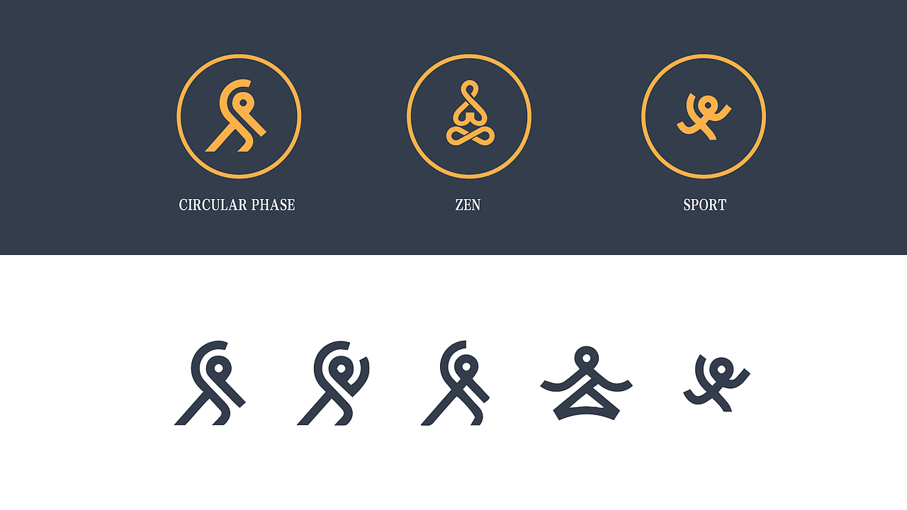 瑜伽品牌vi/logo设计