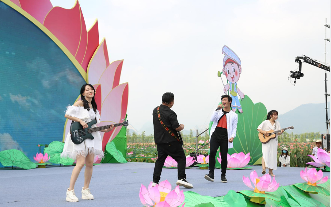 荷美覃塘湖美四季第八届荷花节舞美设计