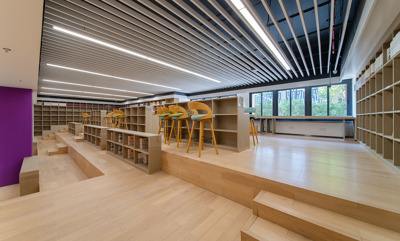 深圳市龙华高级中学图书馆（图ZMzI3MDk1NTQ4） - 环境/建筑摄影 - 站酷设计师steve_liwa原创素材 - 站酷ZCOOL