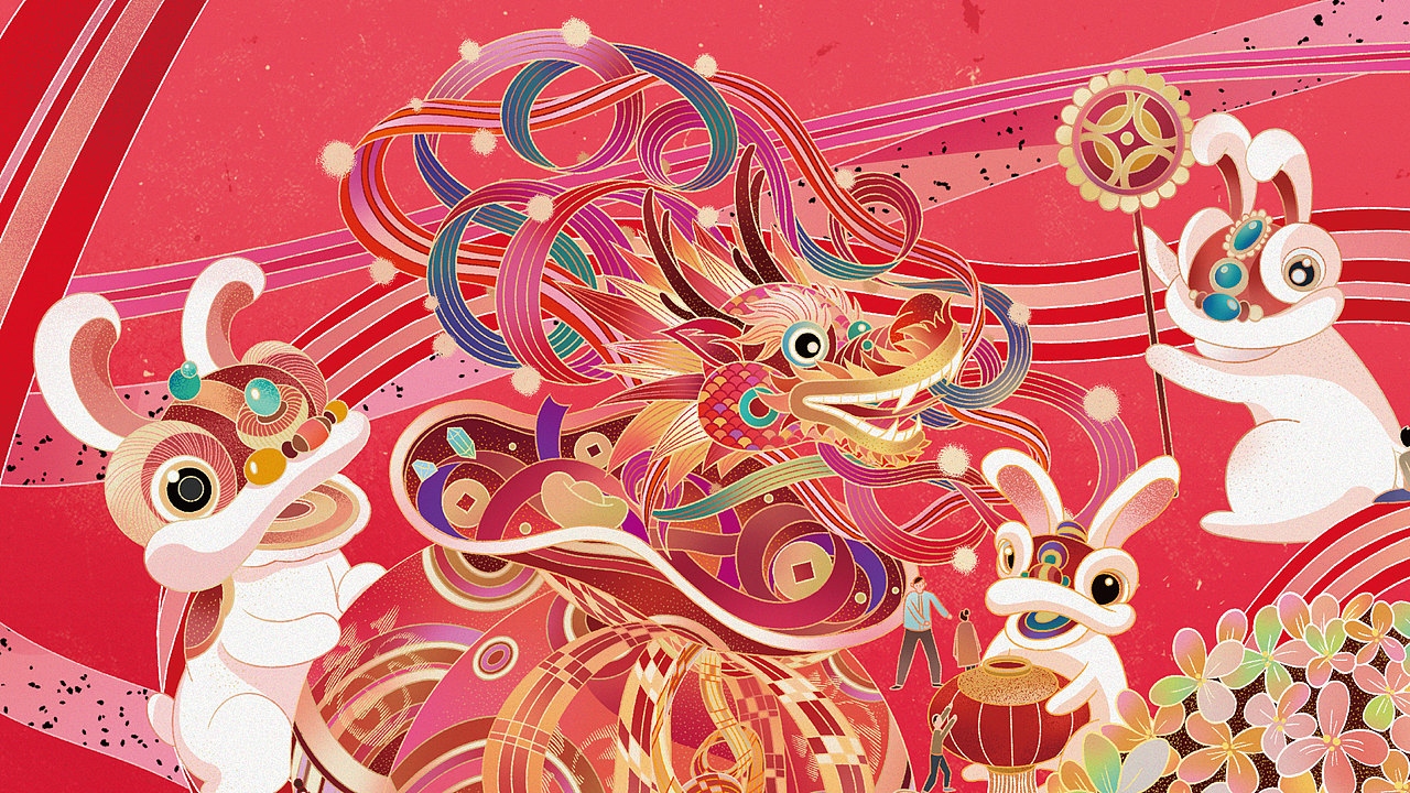 Best wishes 兔 you（图ZMzI1OTAwMjE2） - 艺术插画 - 站酷设计师大王子殿下原创素材 - 站酷ZCOOL