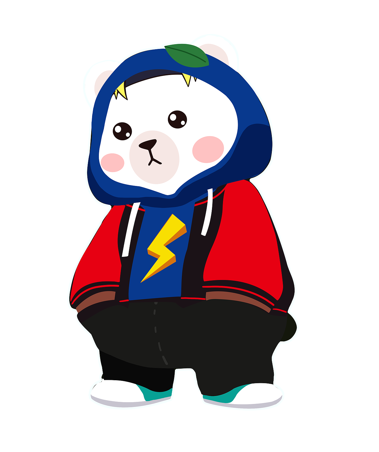 火影熊童装服装印花设计