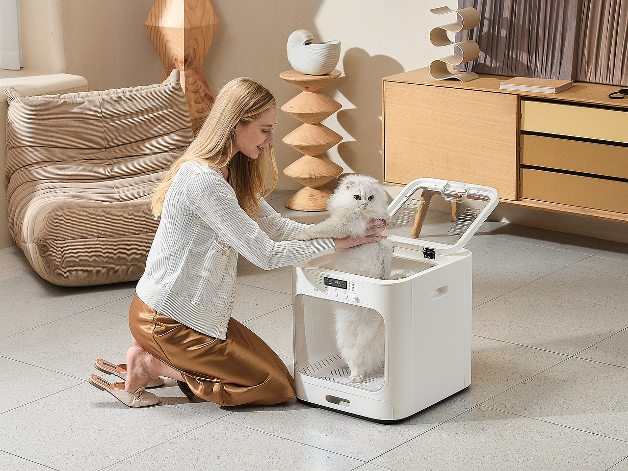 亚马逊产品视频之猫咪烘干箱