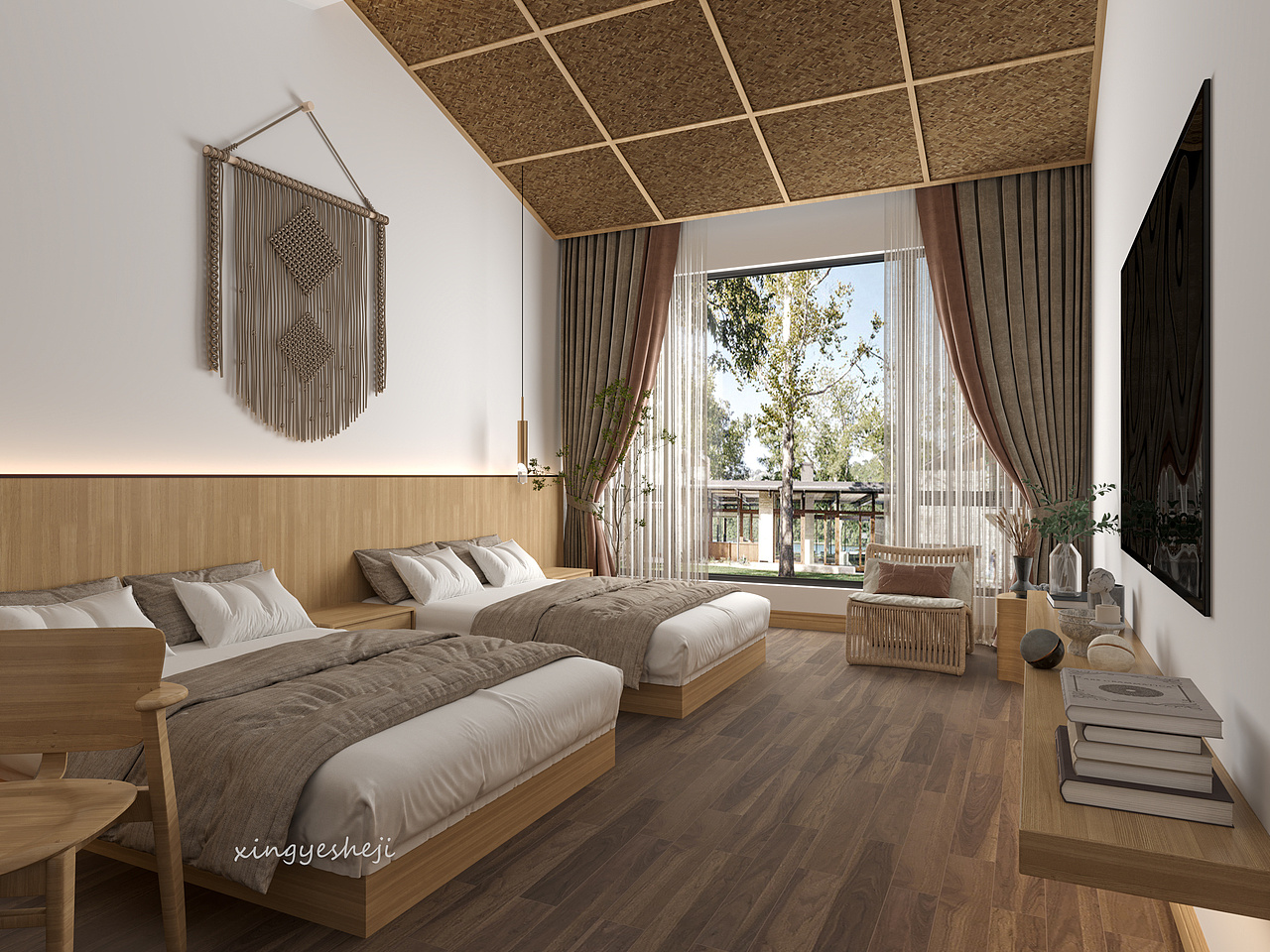 原木风民宿--仪式感和舒适感的结合