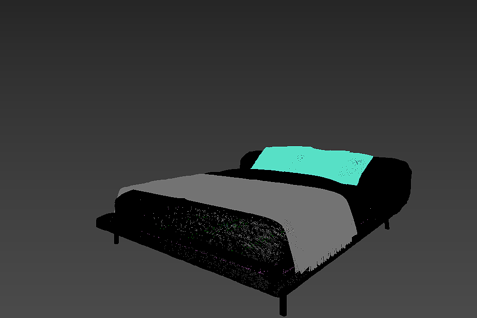 从搭建床模型—渲染场景—制作详情页 end