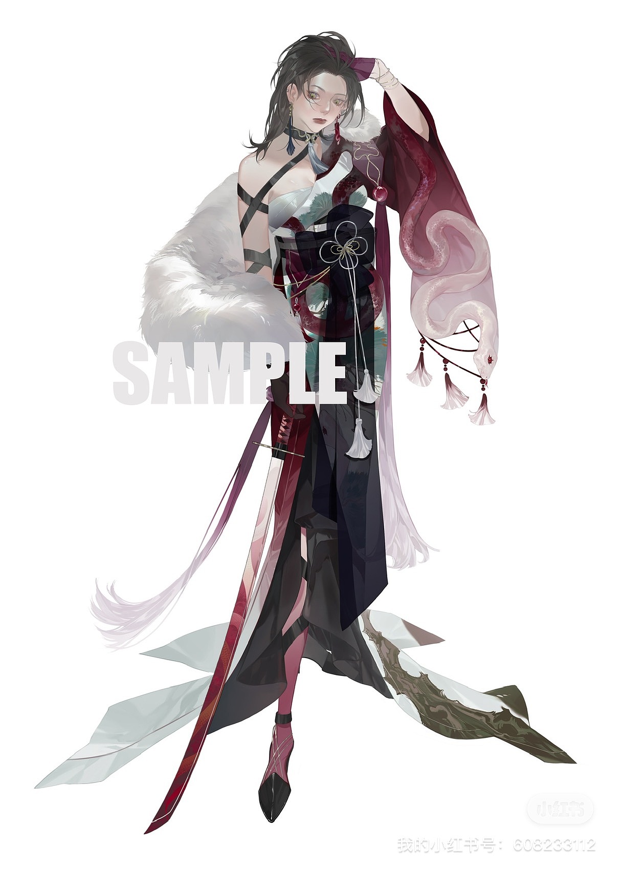 最近的一些立绘稿子