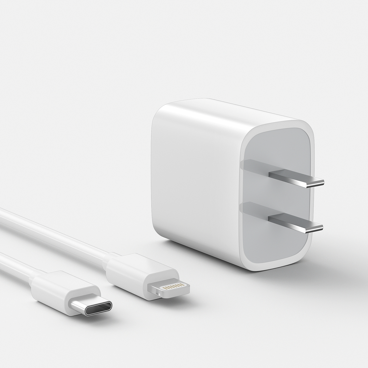 【产品渲染】 一组充电器渲染