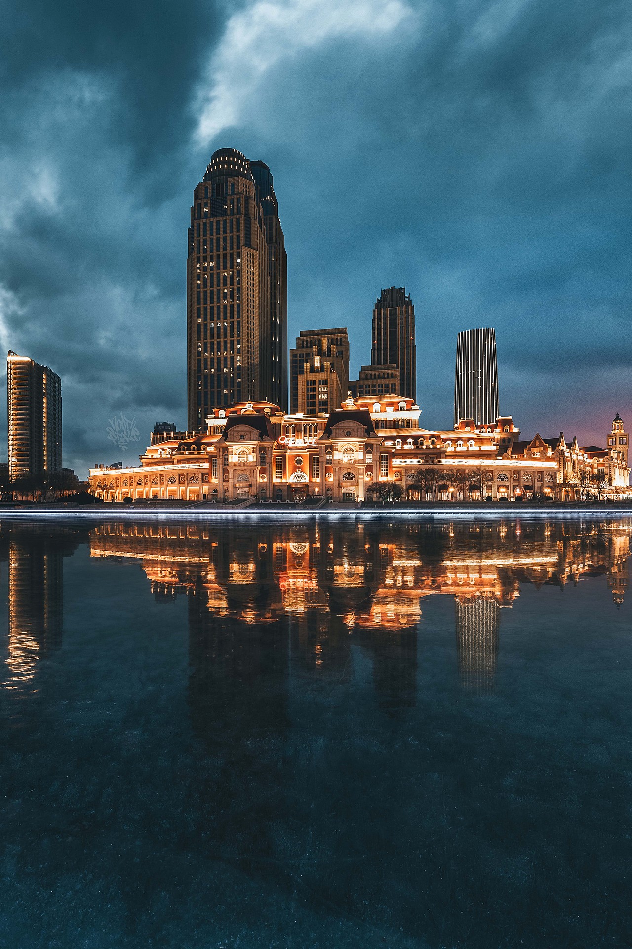 天津夜景 历史与现代融合的城市（图ZMzMwOTA5MjI4） - 人文/纪实摄影 - 站酷设计师北武原创素材 - 站酷ZCOOL