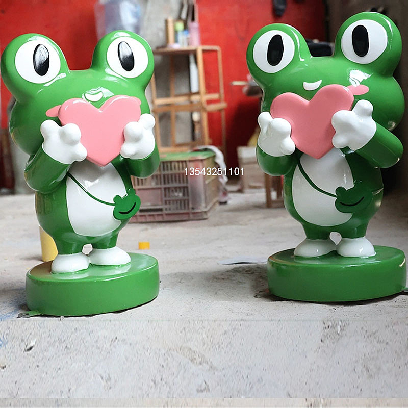 仿真青蛙雕塑