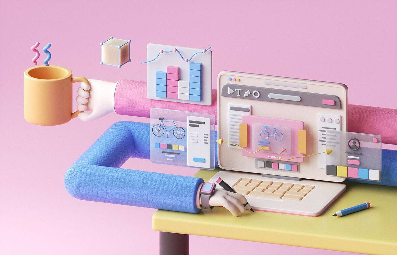 C4D零基础第七期学员作品——NiaoNiao的C4D课堂（上)