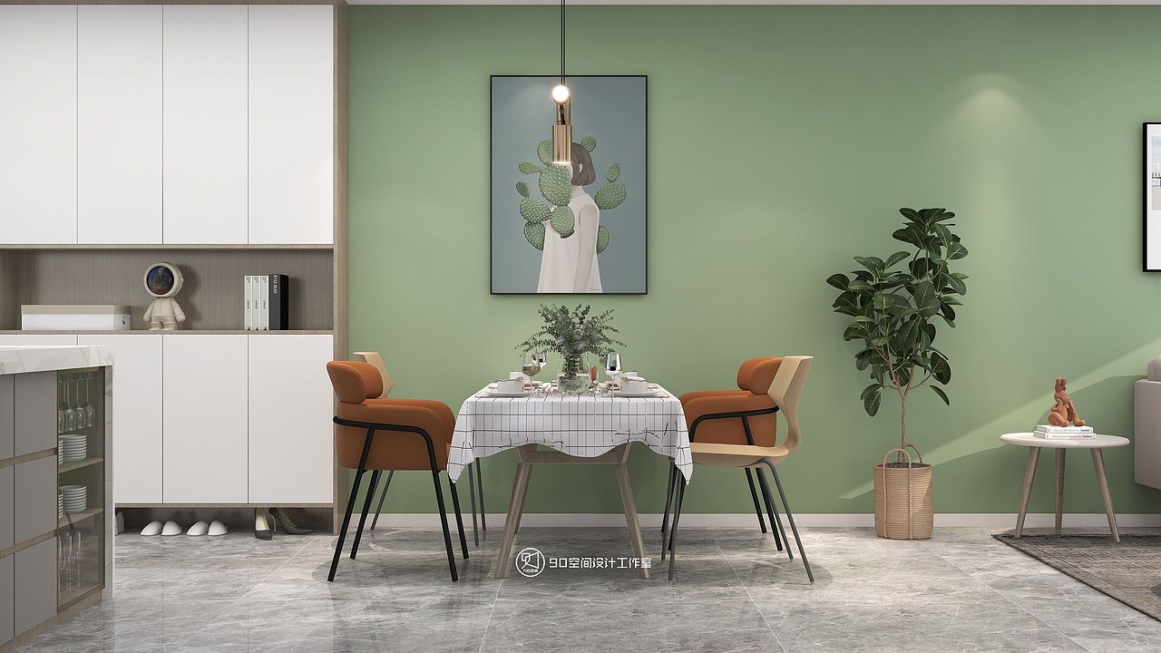 90空间设计∣130㎡北欧风格，治愈系家居，满目皆温柔（图ZMzI1MDMzNjIw） - 家装设计 - 站酷设计师设计师赵响原创素材 - 站酷ZCOOL