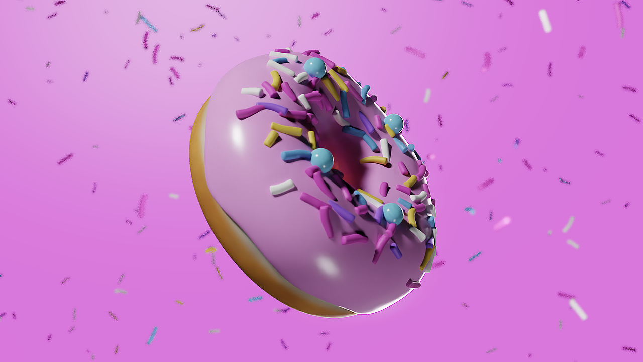 Blender初学者甜甜圈