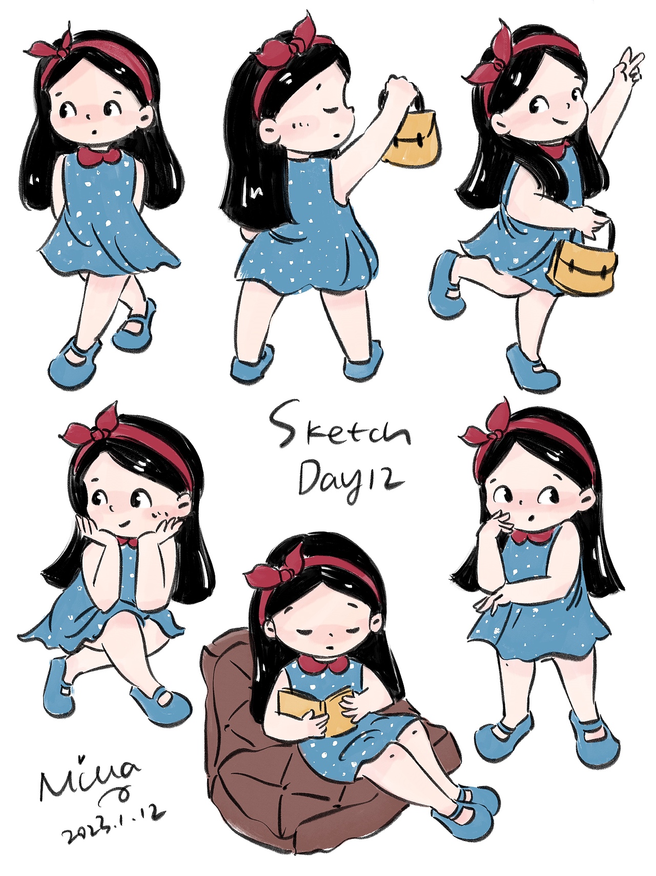 2023角色动态速写合集