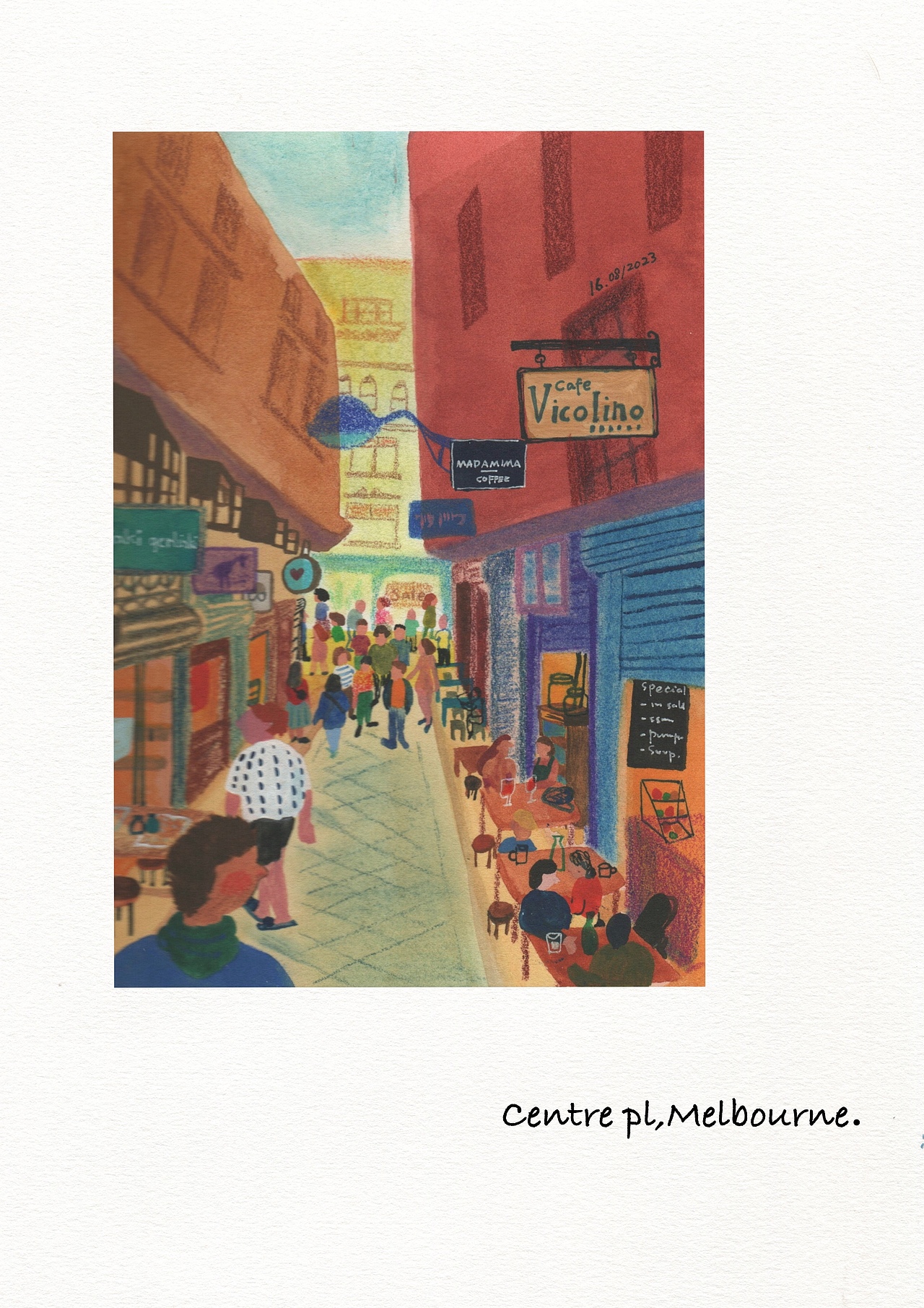 城市速写 | 墨尔本（图ZMzUxMzM2Nzk2） - 儿童插画 - 站酷设计师许未未原创素材 - 站酷ZCOOL