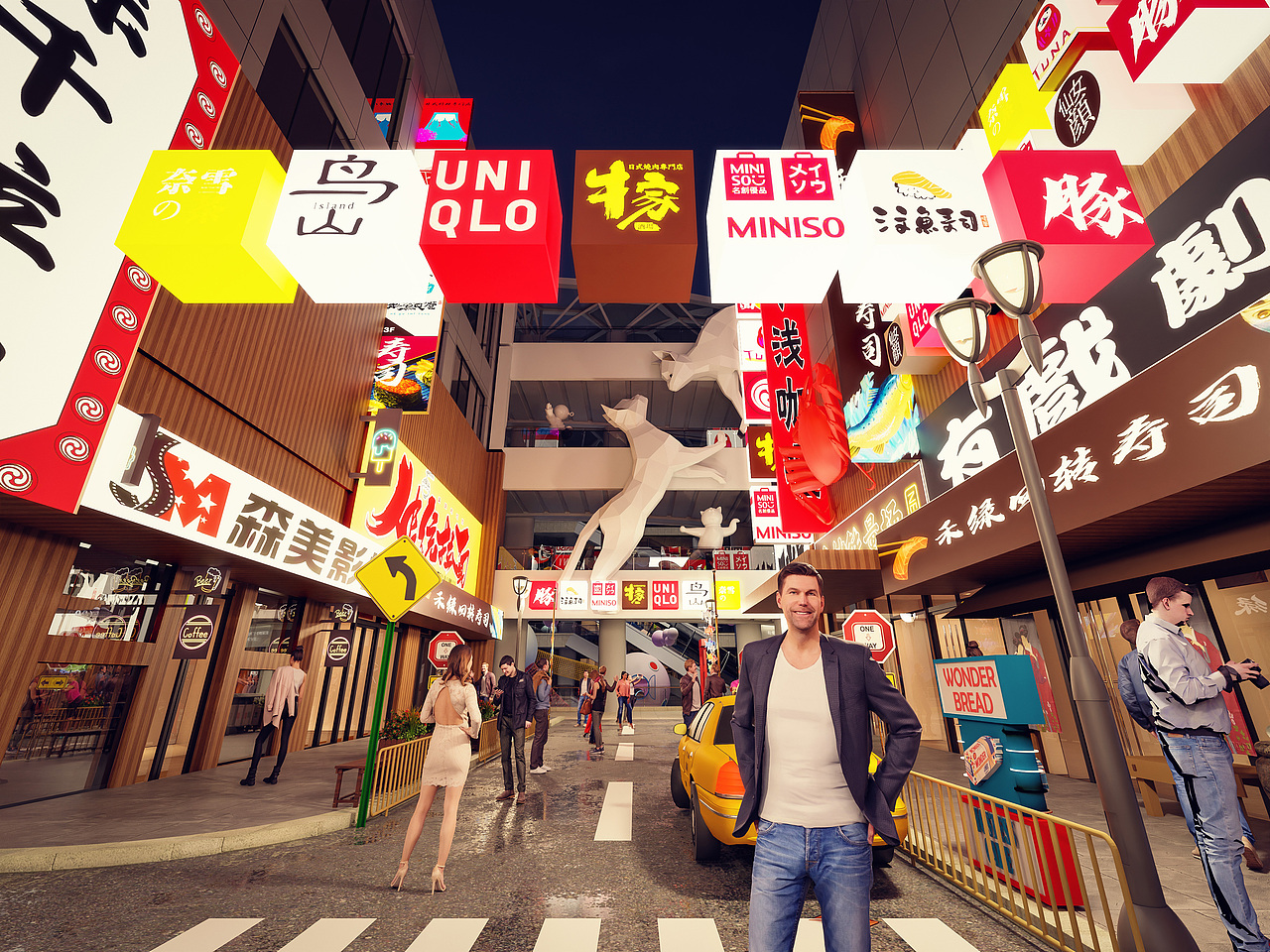 莆田益田假日世界（图ZMzA0NTI0Mjky） - 商业空间设计 - 站酷设计师xc1988原创素材 - 站酷ZCOOL