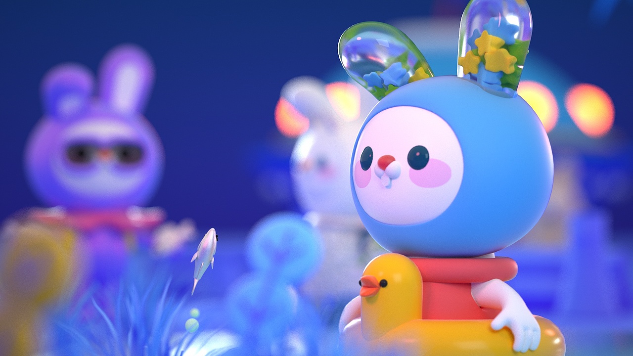 潮玩IP | 优酷少儿-优小兔十二星座盲盒设计（图ZMzU0OTE5MzA4） - IP形象 - 站酷设计师COCOMUMU原创素材 - 站酷ZCOOL