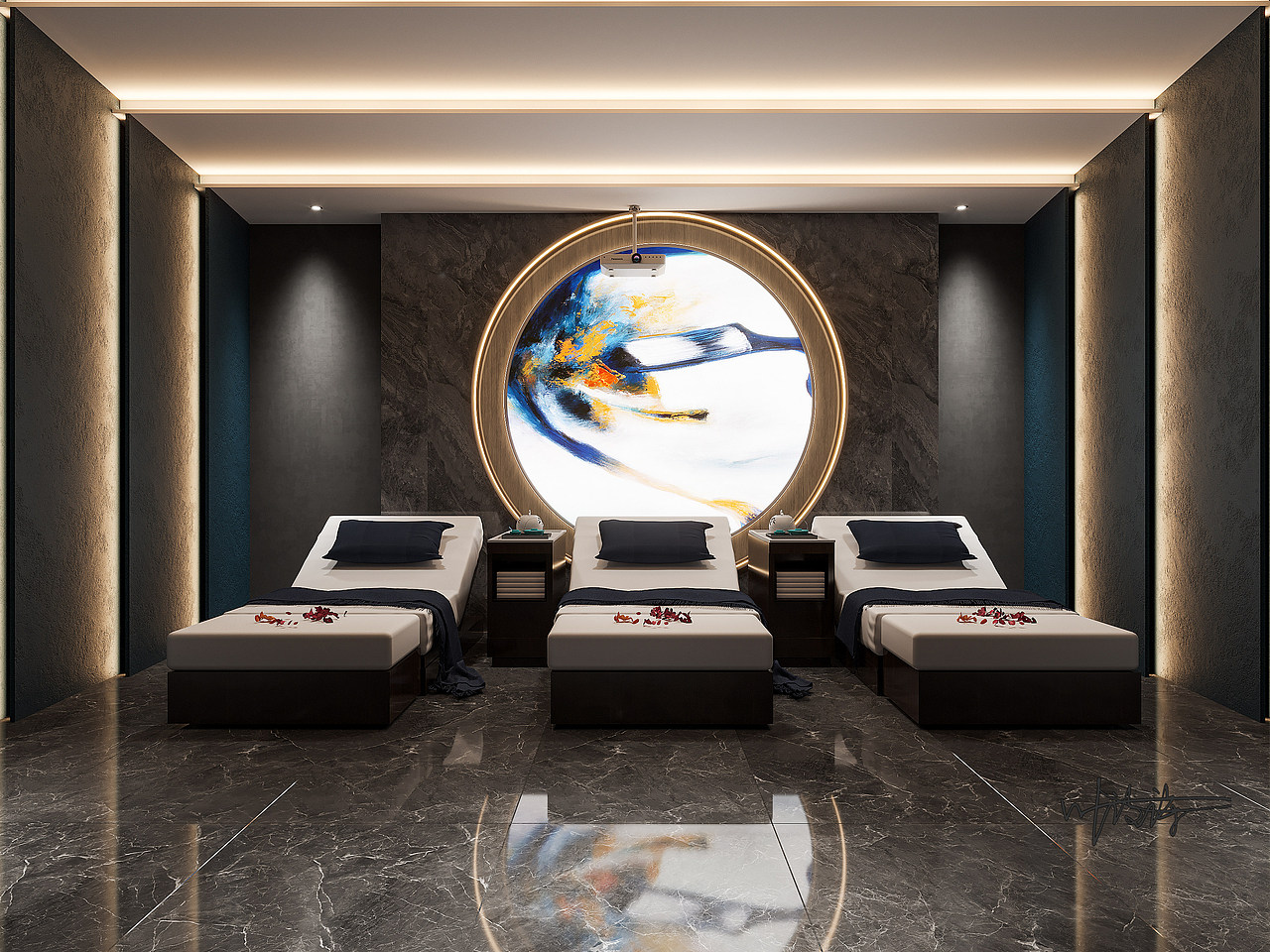 娱乐会所|高级感十足的足浴店