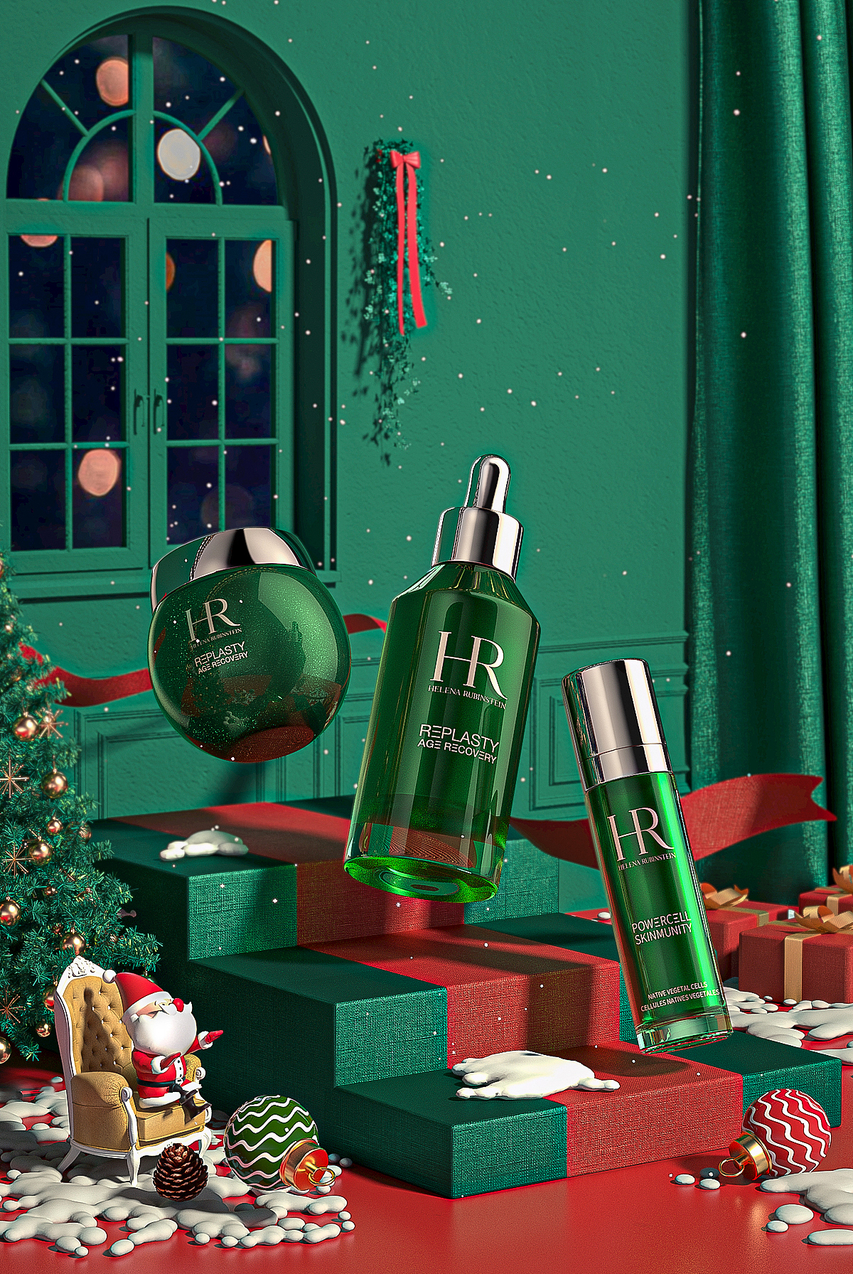 化妆品护肤品彩妆产品建模渲染合集