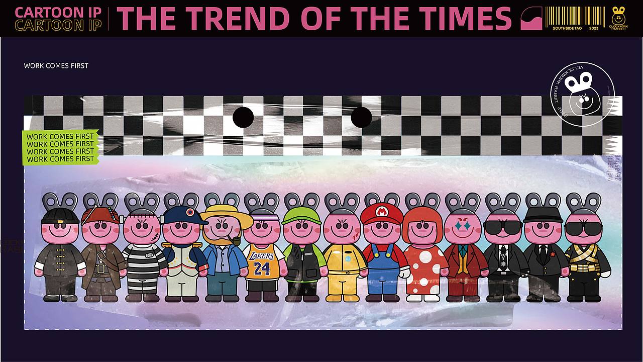 “发条兔”卡通IP形象（图ZMzM2MjUxNjky） - IP形象 - 站酷设计师南城桃子原创素材 - 站酷ZCOOL