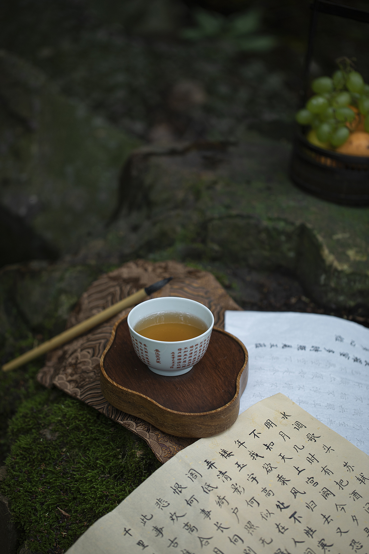 书法｜茶（图ZMzA0NTAxNTQ0） - 产品摄影 - 站酷设计师丰墨原创素材 - 站酷ZCOOL