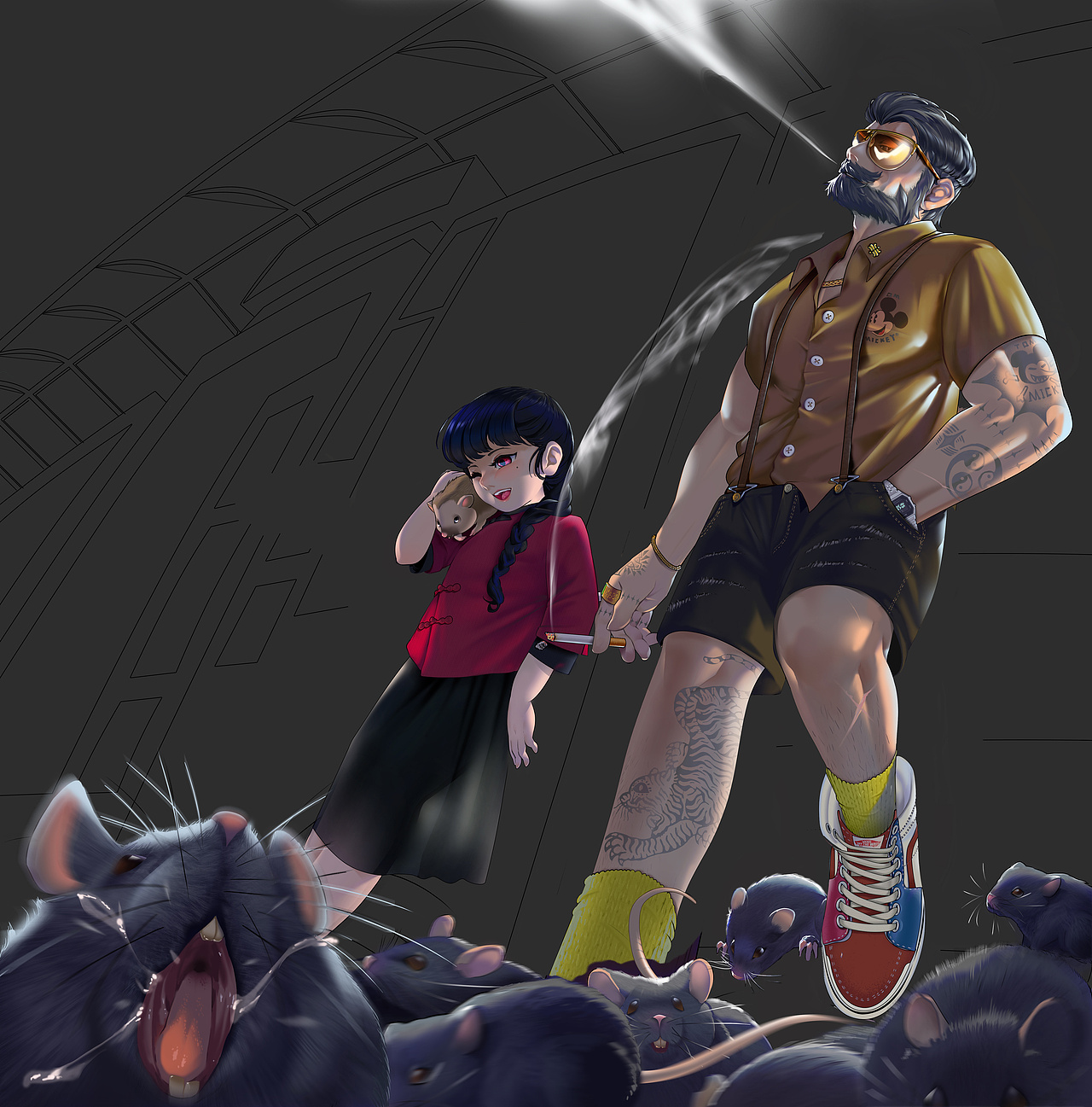 出马仙儿原画设计（图ZMzAzODA0MTIw） - 商业插画 - 站酷设计师sanlian原创素材 - 站酷ZCOOL