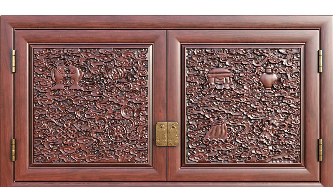 №348金丝楠衣柜建模渲染教程（图ZMzQxNDEzNTMy） - 生活用品 - 站酷设计师古色谷香原创素材 - 站酷ZCOOL