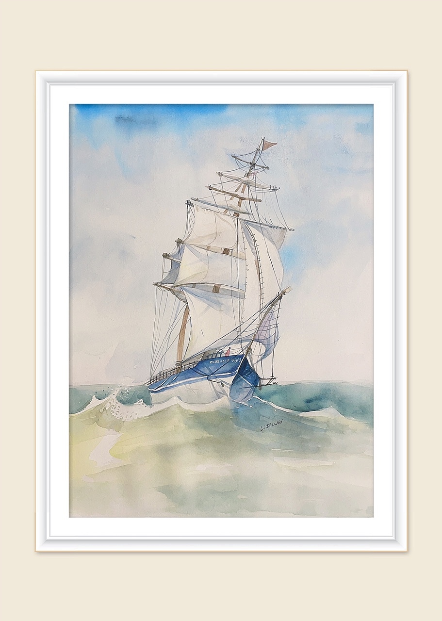 个人水彩作品集——海洋系列【23年】（图ZMzU0OTQ2ODAw） - 绘画 - 站酷设计师Z994203024原创素材 - 站酷ZCOOL