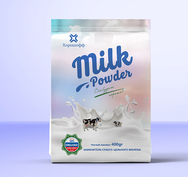 俄罗斯奶粉包装设计