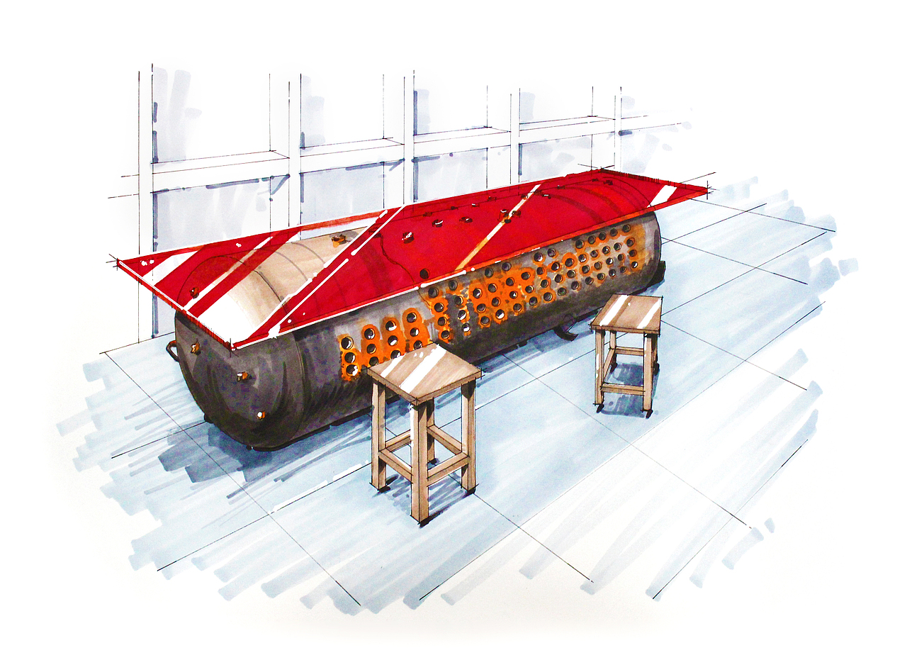 原创工业风环保装置设计